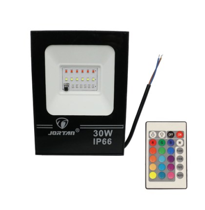 αδιάβροχος-προβολέας-led-30w-με-τηλεχειριστήριο-2400lm-ip66-rgb